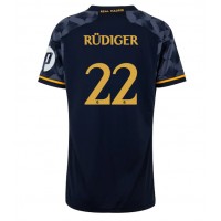 Fotbalové Dres Real Madrid Antonio Rudiger #22 Dámské Venkovní 2023-24 Krátký Rukáv